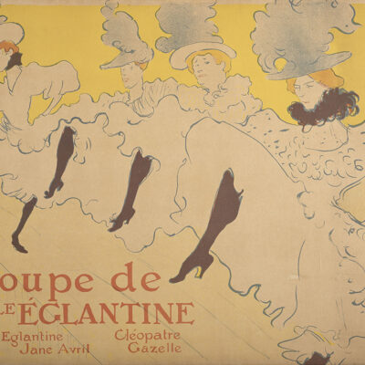 アンリ・ド・トゥールーズ＝ロートレック《エグランティーヌ嬢一座》1896年
