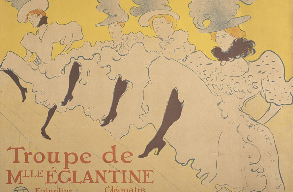 アンリ・ド・トゥールーズ＝ロートレック《エグランティーヌ嬢一座》1896年