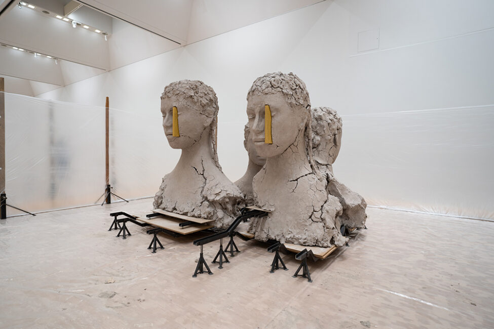 謎めいた作品たちの意味するものは？ 展示全体で自画像を描く 美術家