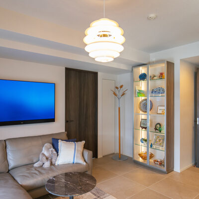 ご夫妻のこだわりが詰まったリビング