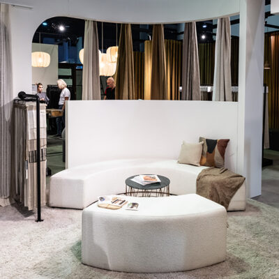 世界最大級のインテリアテキスタイル見本市「ハイムテキスタイル」の展示風景