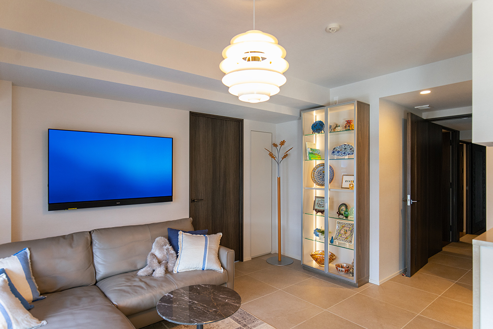 ご夫妻のこだわりが詰まったリビング