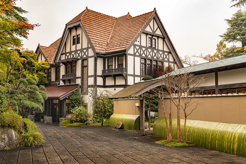 箱根の名旅館「強羅花壇」旧閑院宮別邸の外観