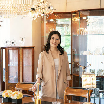 カフェ ラントマン青山店とロブマイヤー・サロンを巡る田中彩子さん